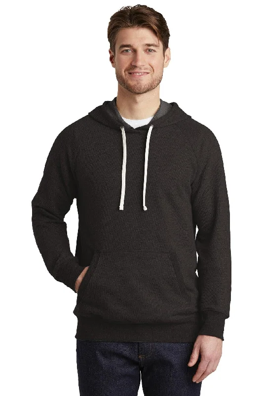 District  Perfect Tri  French Terry Hoodie. DT355 Hoodie with Half-Zip Sporty Casual