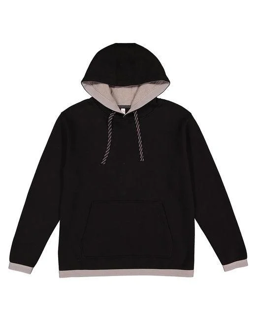 LAT Adult Statement Fleece Pullover Hoodie 6996 Hoodie with Drop Shoulder Relaxed Streetwear