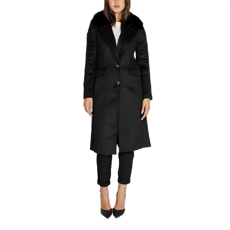 Black Polyester Jackets & Coat Quilted Jacket Puffer Jacket Insulated Jacket