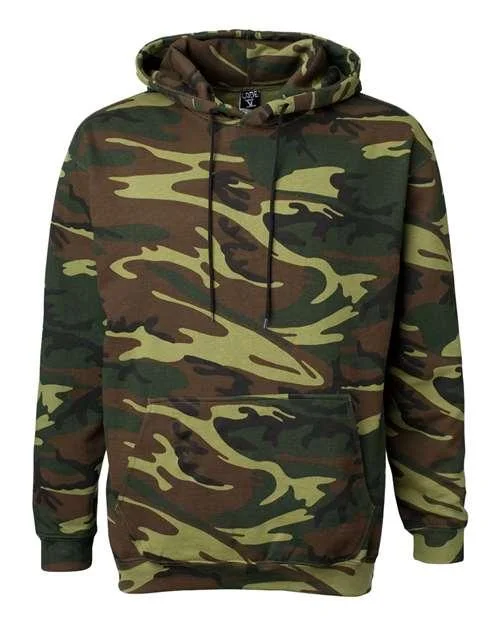 Code Five Camo Pullover Fleece Hoodie 3969 Hoodie with Thumb Holes Functional Cozy