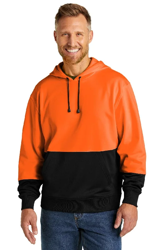 CornerStone Enhanced Visibility Fleece Pullover Hoodie CSF01 Hoodie with Drawstring Waist Adjustable Fitted