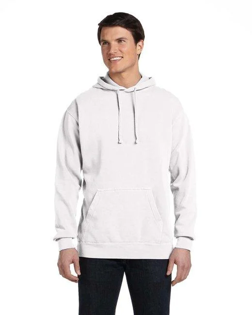 Comfort Colors Adult Hooded Sweatshirt 1567 Hoodie with High-Low Hem Asymmetrical Trendy