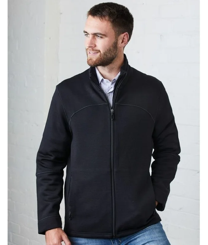 Mens Metro Merino Jacket A-Line Jacket Boat Neck Shawl Collar
