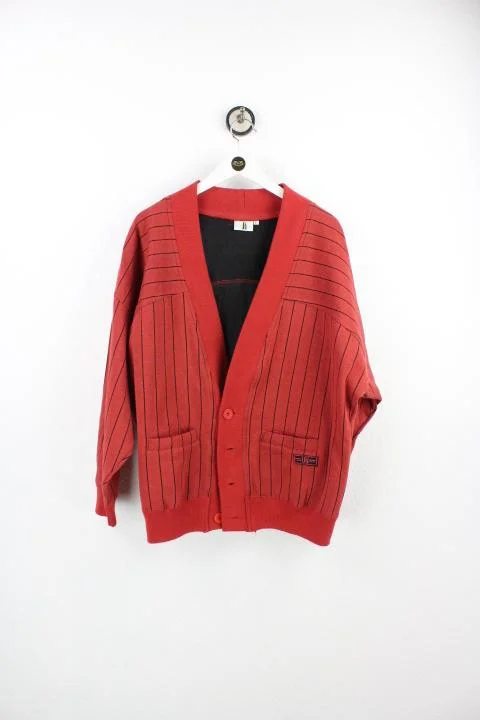 Vintage U2 Cardigan (L) Silk Blend Satin Velvet