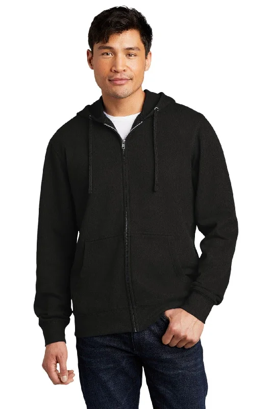 District V.I.T.Fleece Full-Zip Hoodie DT6102 Hoodie with Slim Fit Tailored Modern