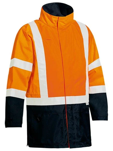 3M Taped Two Tone Hi Vis Anti Static Wet Weather Jacket Insulated Jacket Fitted Jacket Loose Jacket