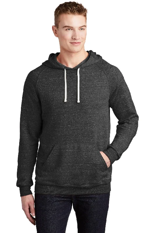 Jerzees  Snow Heather French Terry Raglan Hoodie 90M Oversized Hoodie Comfort Casual