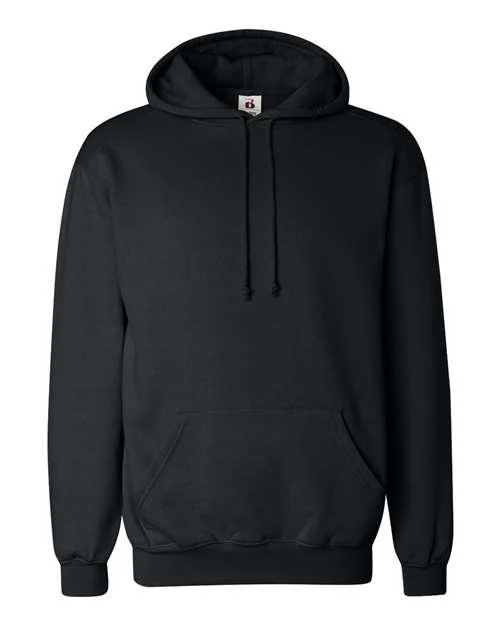 Badger Hooded Sweatshirt 1254 Hoodie with Snap Buttons Easy Quick