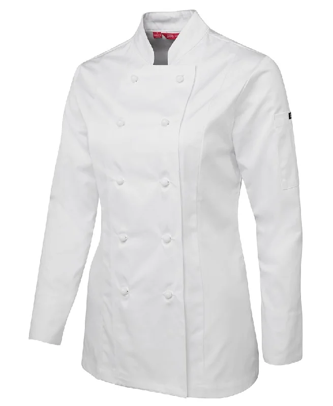 Ladies Chef's Jacket - Long Sleeves Denim Jacket Leather Jacket Suede Jacket
