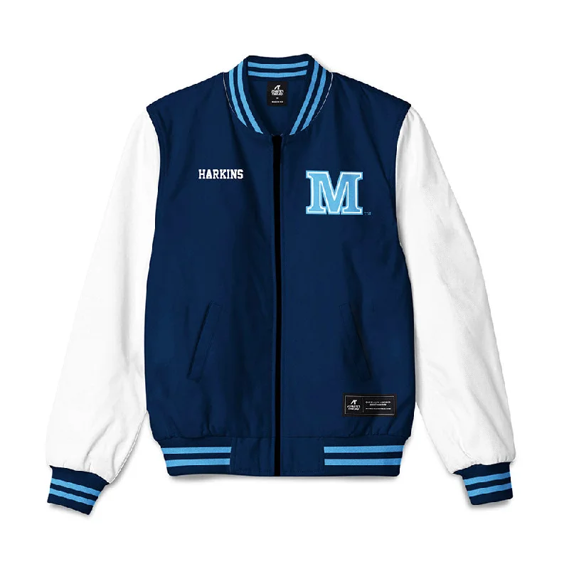Maine - NCAA Women's Swimming & Diving : Nicki Harkins - Bomber Jacket Jersey Jacket Tulle Jacket Batik Jacket