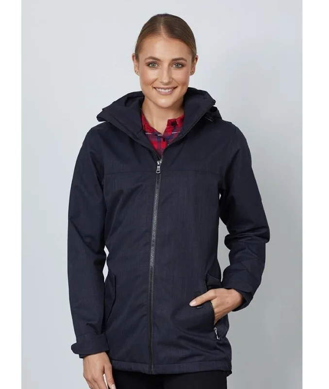 Womens Atlas Jacket Notch Collar Peter Pan Collar Cowl Neck