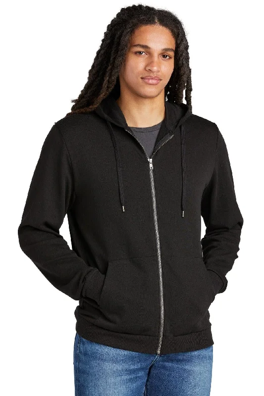 District Perfect Tri Fleece Full-Zip Hoodie DT1302 Hoodie with Crew Neck Simple Timeless