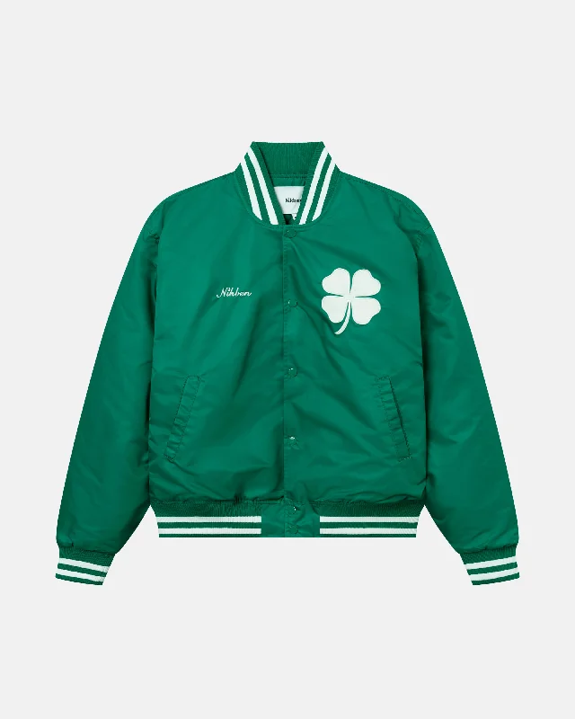 Just Got Lucky Satin Jacket Striped Jacket Polka Dot Jacket Floral Jacket