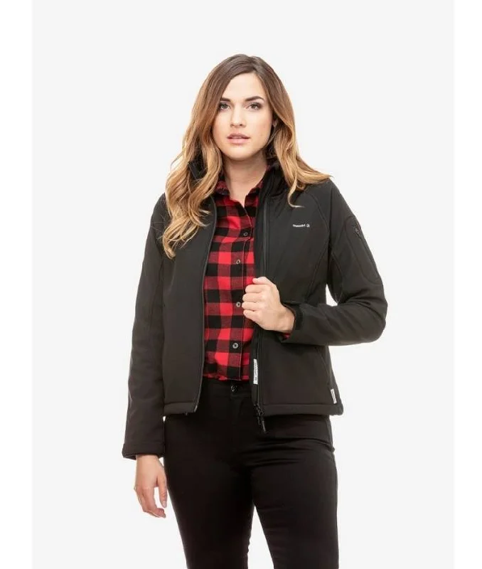 Womens Ashbury Soft Shell Jacket Front Pockets Side Pockets Patch Pockets
