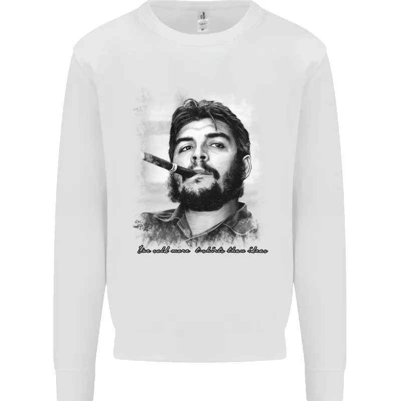 Che Guevara Sold More T-Shirts Than Ideas Mens Sweatshirt Jumper Hoodie with High-Low Hem Asymmetrical Trendy