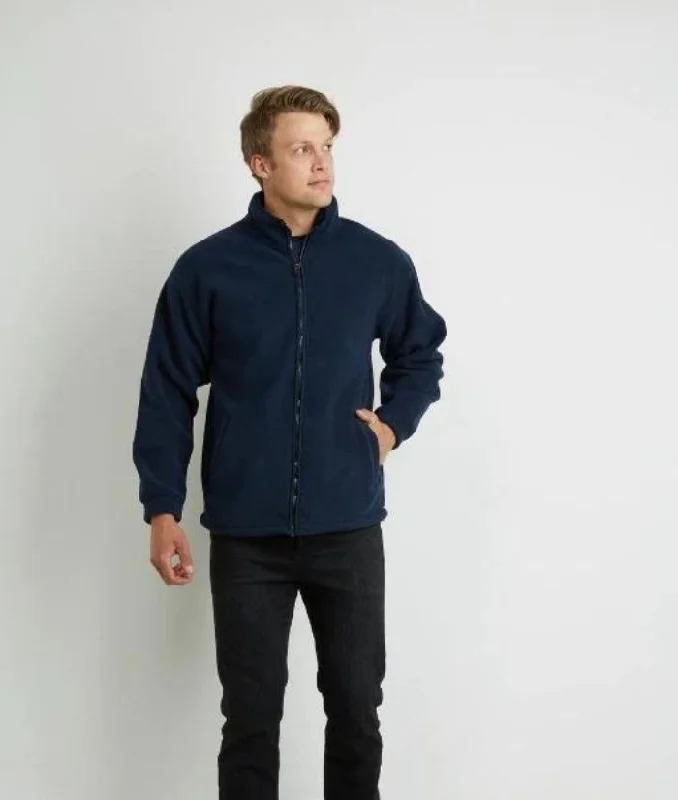 Micro Fleece Jacket - Unisex Toggled Jacket Drawstring Jacket Belted Jacket