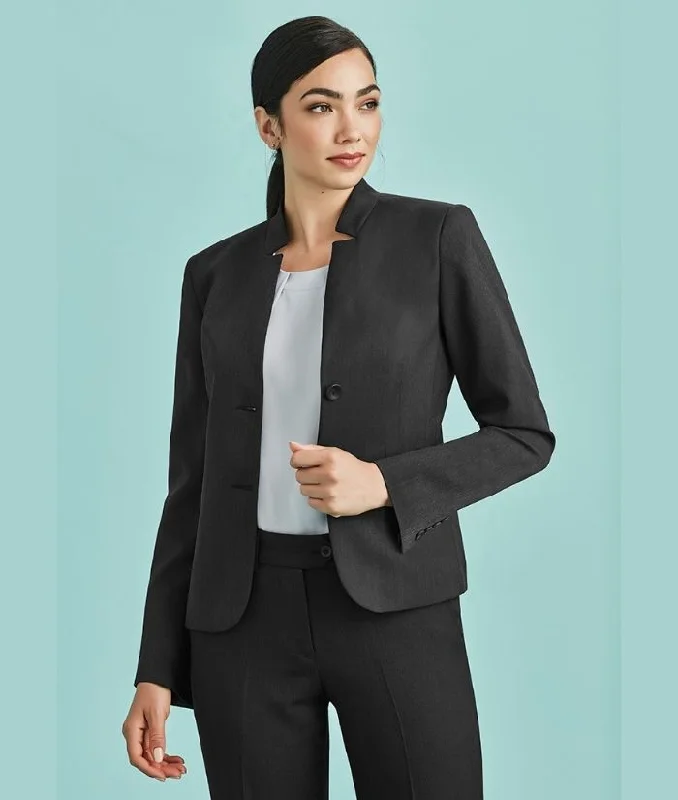 Ladies Short Jacket with Reverse Lapel Print Jacket Jacquard Jacket Patchwork Jacket