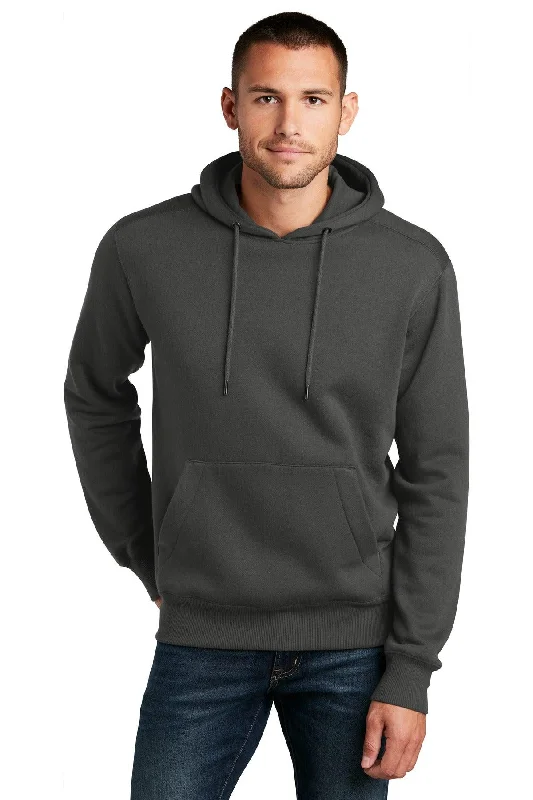 District  Perfect Weight  Fleece Hoodie DT1101 Hoodie with Exposed Zipper Edgy Industrial
