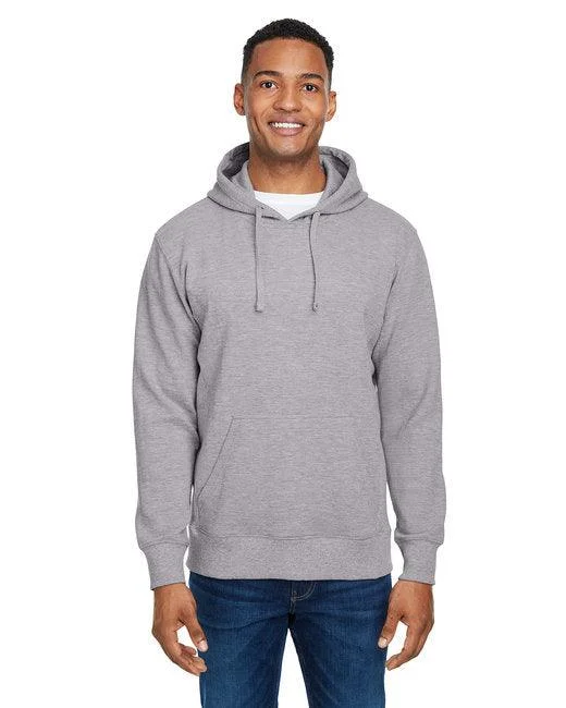J America Ripple Fleece Pulllover Hooded Sweatshirt JA8706 Hoodie with Fur Luxurious Winter