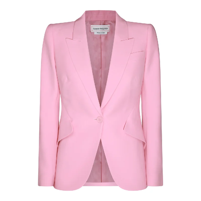 Alexander Mcqueen Jackets Tailored Jacket Straight Jacket A-Line Jacket