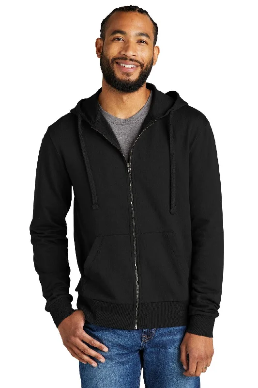Allmade Unisex Organic French Terry Full-Zip Hoodie AL4002 Hoodie with Hem Fringe Bohemian Relaxed
