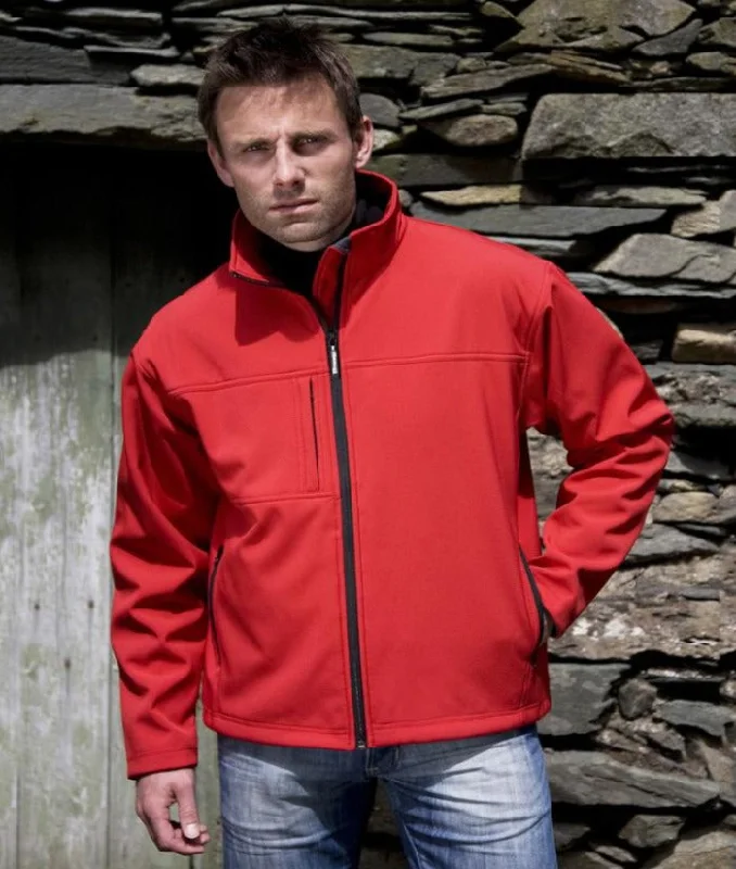 Mens Result Softshell Jacket Herringbone Jacket Checkered Jacket Solid Jacket