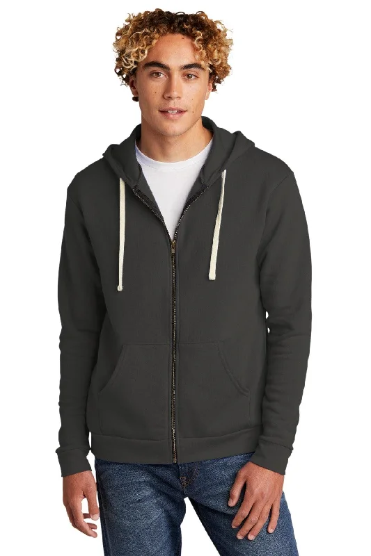 Next Level Apparel Unisex Santa Cruz Zip Hoodie. NL9602 Hoodie with Hem Contrast Bold Stylish