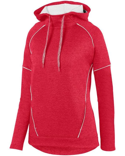 Augusta Sportswear Ladies' Zoe Tonal Heather Hoodie 5556 Hoodie with Hood Adjustable Protection