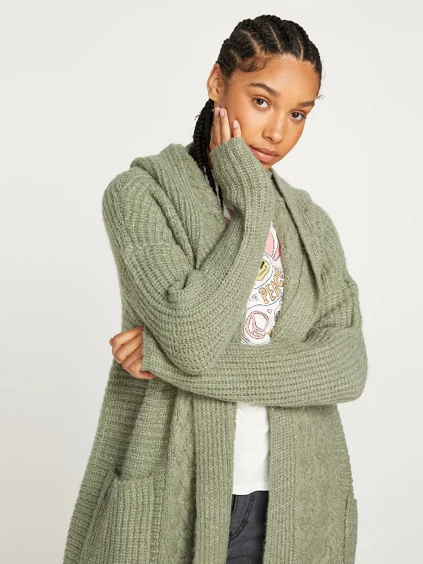 Volcom Homeward Bound II Cardigan Neon metallic Matte