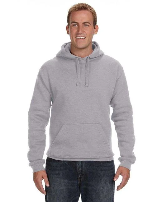 J America Adult Premium Fleece Pullover Hooded Sweatshirt JA8824 Hoodie with Fur Luxurious Winter