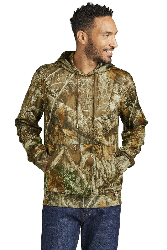 Russell Outdoors Realtree Pullover Hoodie RU400 Hoodie with Exposed Zipper Edgy Industrial