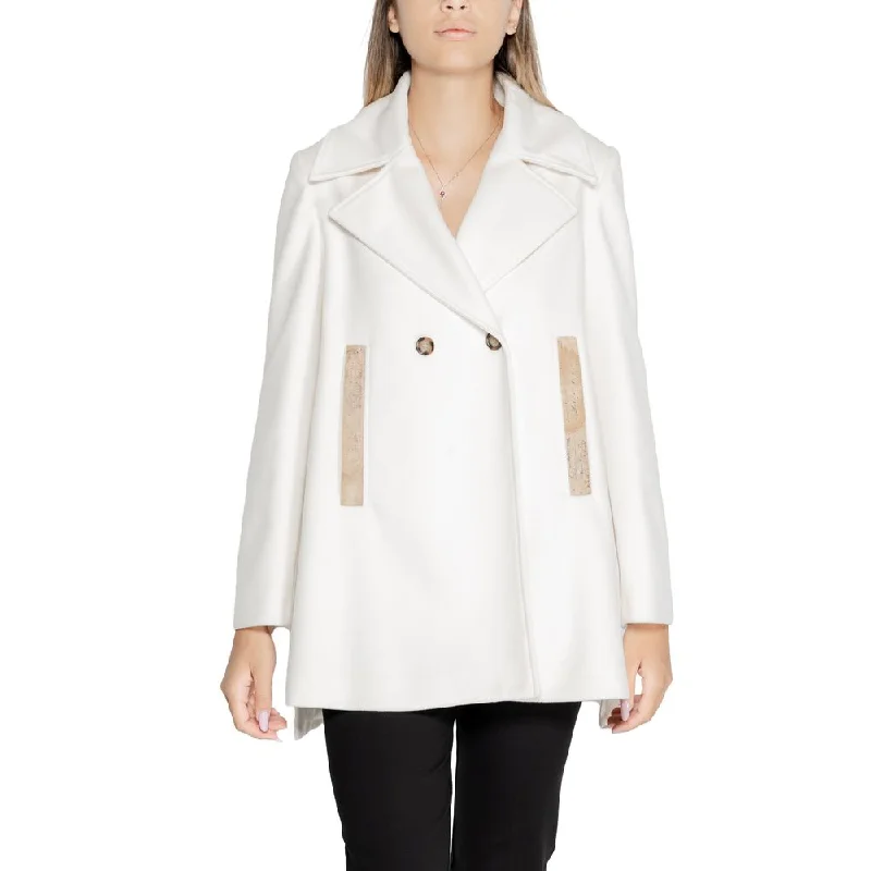 White Polyester Jackets & Coat Striped Jacket Polka Dot Jacket Floral Jacket