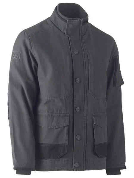 Flex & Move Canvas Jacket Snapped Jacket Toggled Jacket Drawstring Jacket