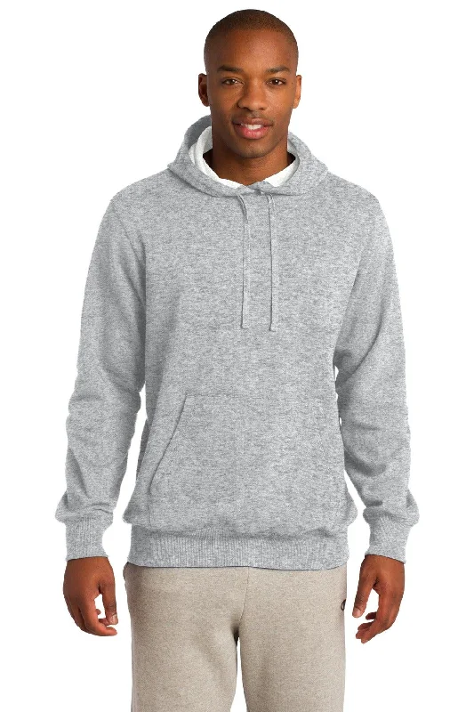 Sport-Tek Pullover Hooded Sweatshirt. ST254 Hoodie with Mesh Breathable Sporty