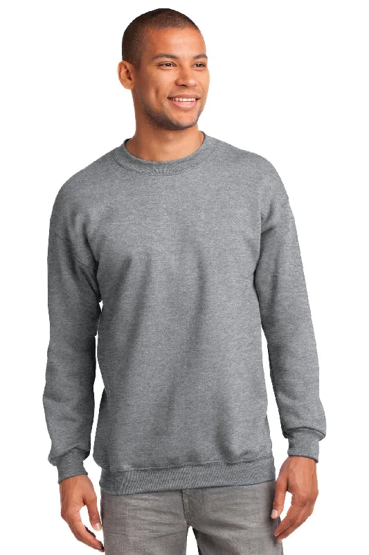 Port & Company Tall Essential Fleece Crewneck Sweatshirt. PC90T Hoodie with Print Artistic Unique