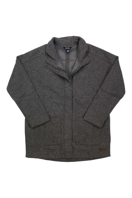 Sherpa Womens Lhamu Coat Welt Pockets Slit Pockets Flap Pockets