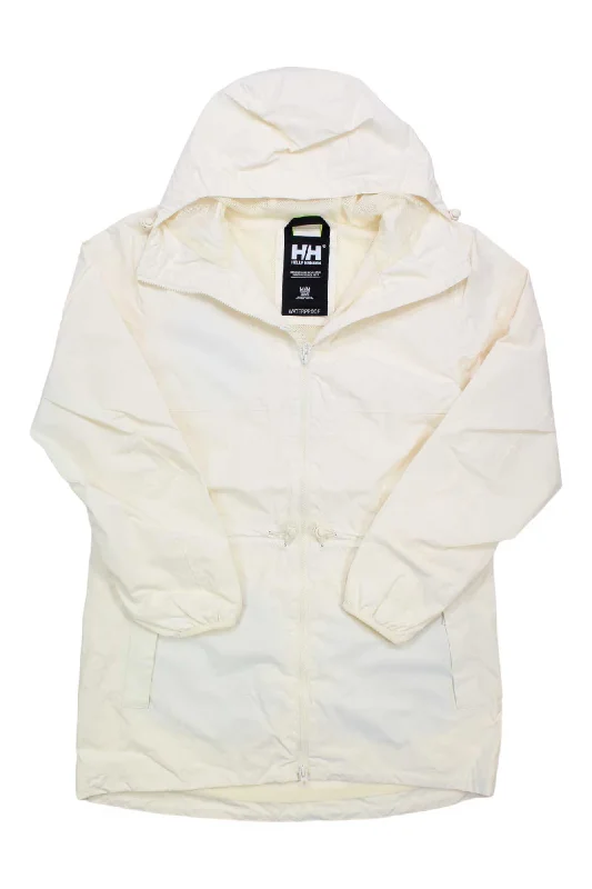 Helly Hansen Womens Essence Mid Rain Coat Satin Silk Chiffon