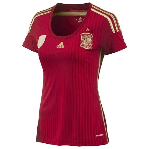 Women's Adidas Spain Home Jersey 14 Exclusive Jersey Tee