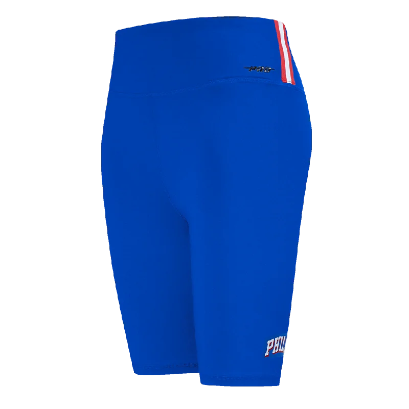 NBA PHILADELPHIA 76ERS CLASSIC WOMEN'S JERSEY BIKE SHORT (ROYAL BLUE) Stylish Jersey Top