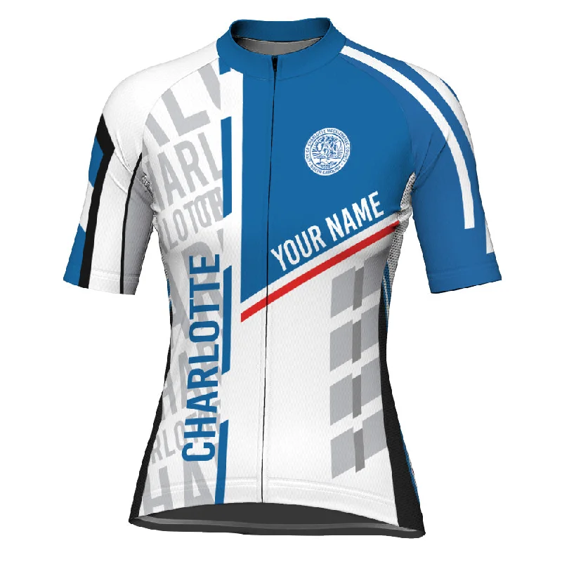Customized Charlotte Short Sleeve Cycling Jersey for Women Bronze Jersey Tee