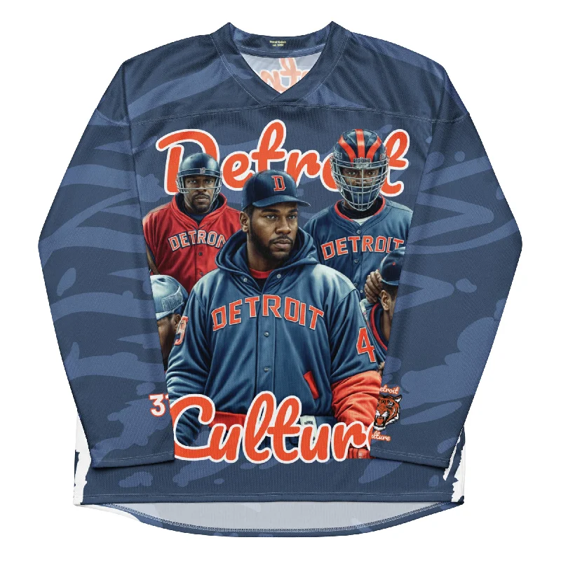 Detroit Culture Jersey Retro Jersey Tee