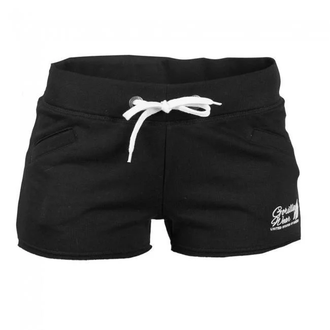 Gorilla Wear New Jersey Sweat Shorts - Black Metallic Jersey Tee