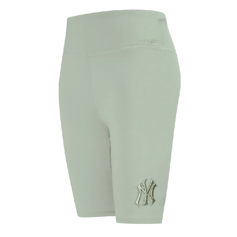 MLB NEW YORK YANKEES NEUTRAL WOMEN'S JERSEY BIKE SHORT (MOSS) Linen Jersey Top