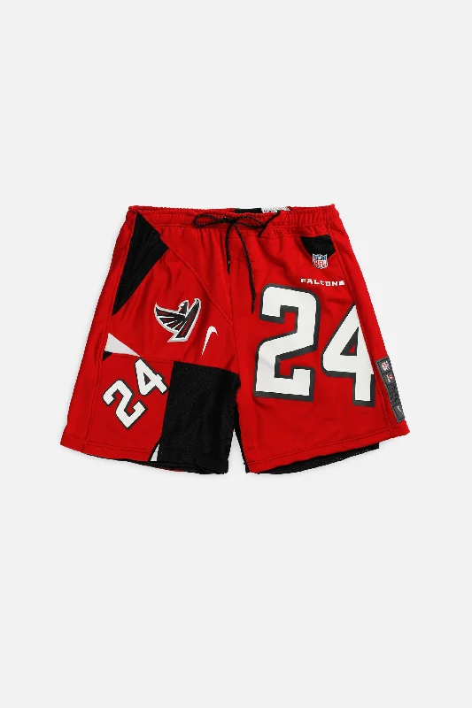Unisex Rework Atlanta Falcons NFL Jersey Shorts - L Minimalist Jersey Tee