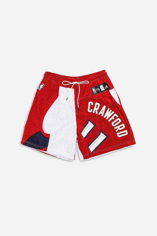 Unisex Rework Atlanta Hawks NBA Jersey Shorts - L Exclusive Jersey Tee