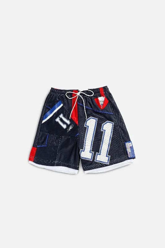 Unisex Rework Buffalo Bills NFL Jersey Shorts - L Sophisticated Jersey Tee