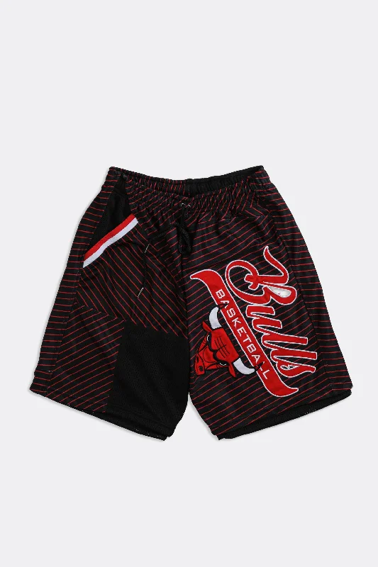 Unisex Rework Bulls NBA Jersey Shorts - Women-S, Men-XS Long Sleeve Jersey Tee