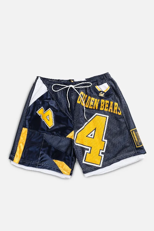 Unisex Rework California Golden Bears Jersey Shorts - XXL High-End Jersey Tee