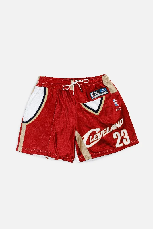 Unisex Rework Cleveland Cavaliers NBA Jersey Shorts - XXL Ribbed Jersey Tee