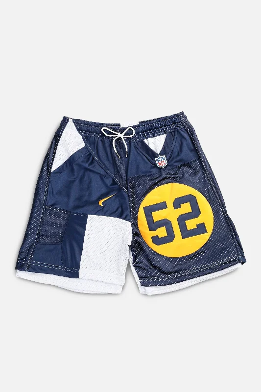 Unisex Rework Green Bay Packers NFL Jersey Shorts - L Luxury Jersey Tee